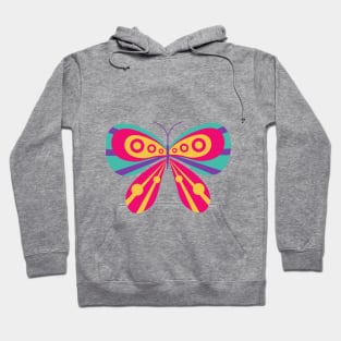 colourful butterfly art Hoodie